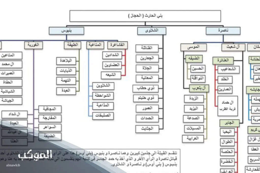 رمز قبيلة الحارثي .. أصل قبيلة الحارثي من وين 6 شجرة قبيلة بني الحارث