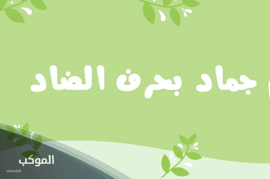 أسماء جماد بحرف الضاد أكثر من أربع حروف