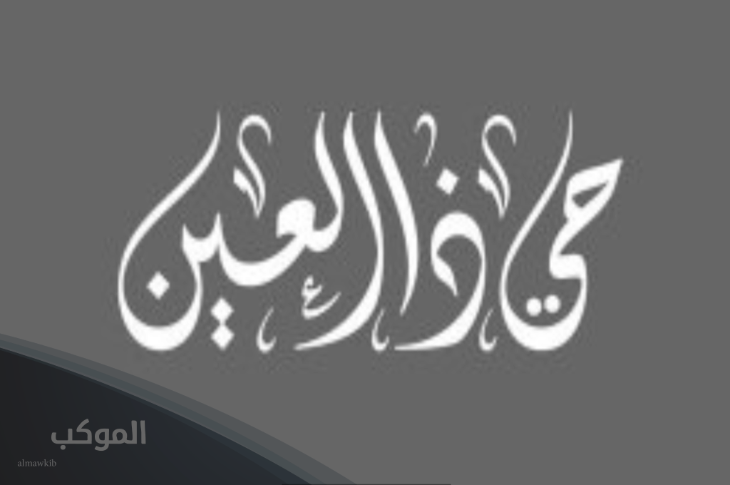 حي ذا العين من شكله وهندامه