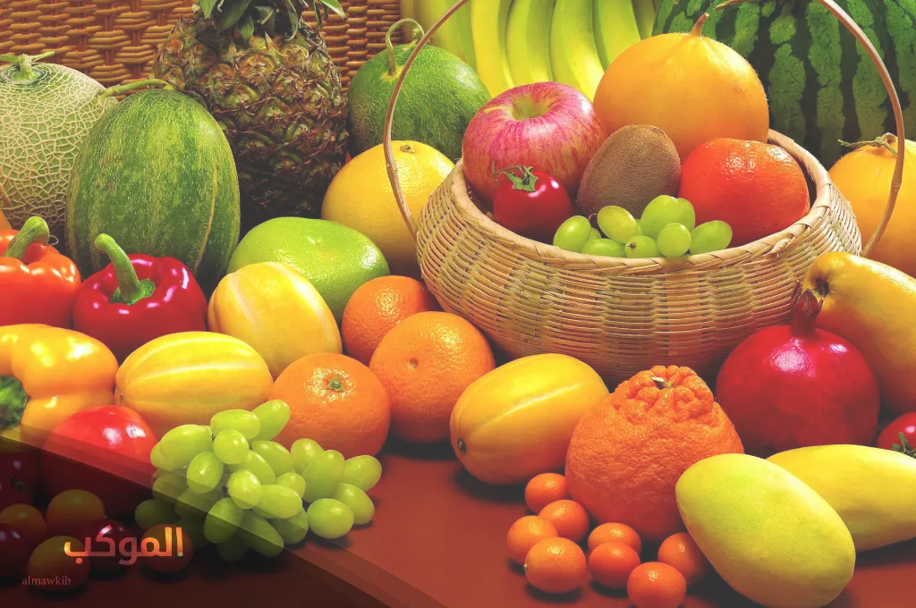فواكه وخضر بحرف الصاد