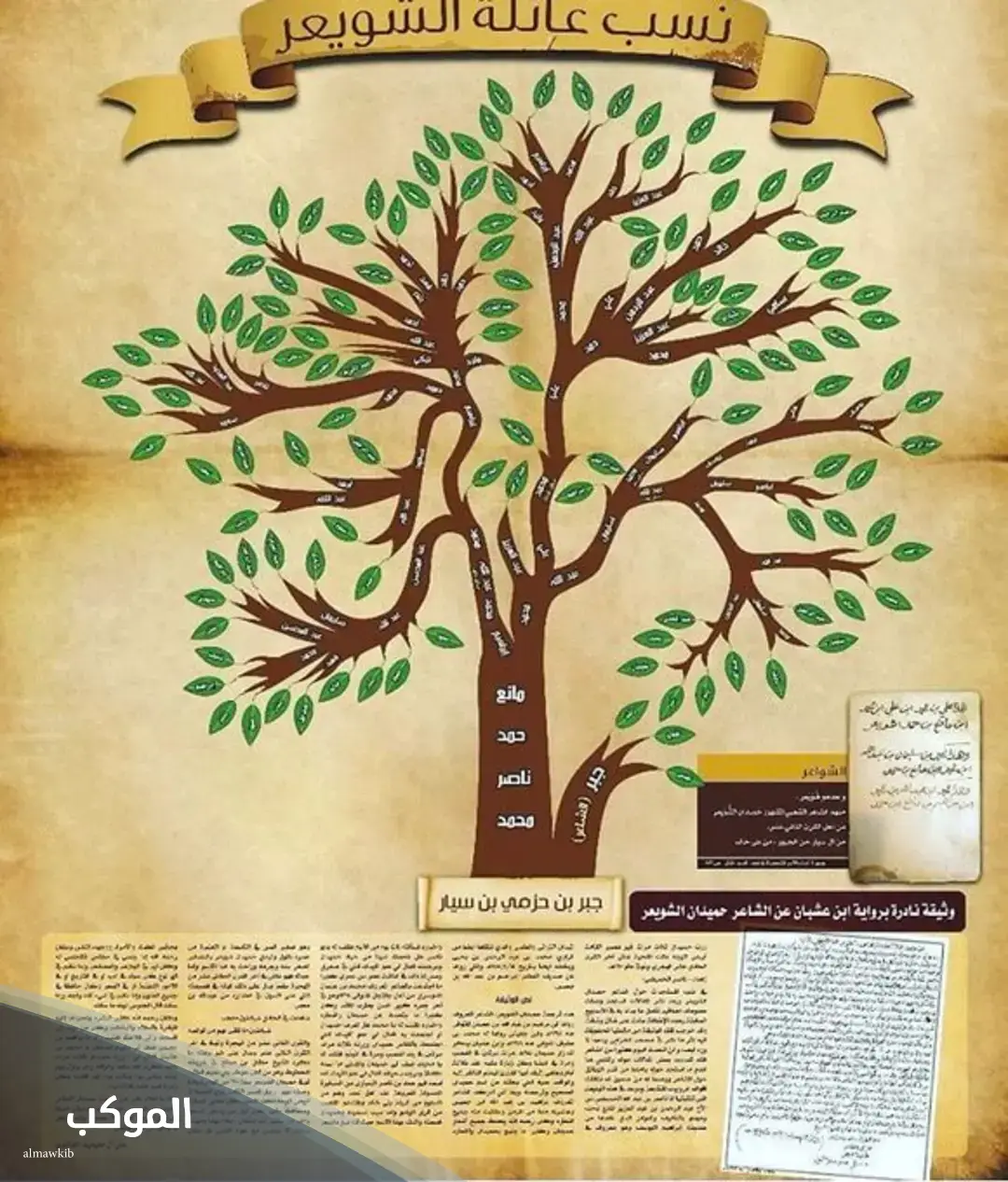 الشويعر وش يرجعون.. شجرة عائلة الشويعر 6 شجرة عائلة الشويعر