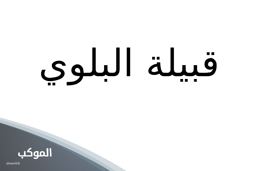 نسب عائلة البلوي