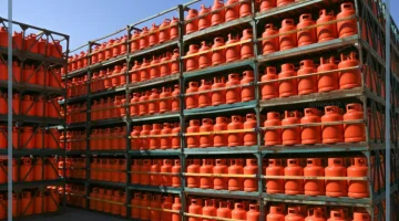 أسطوانات الغاز المنزلي