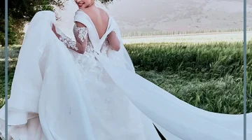 رؤية العروس بالفستان الابيض