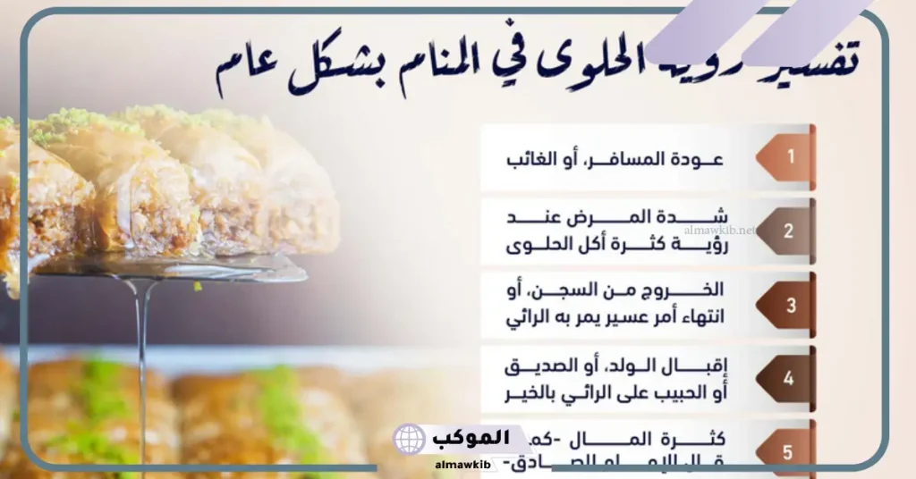 تفسير حلم أكل الحلوى البيضاء للعزباء