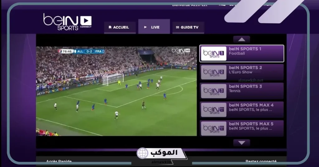 تردد قنوات بي ان سبورت المفتوحة 1 و 2