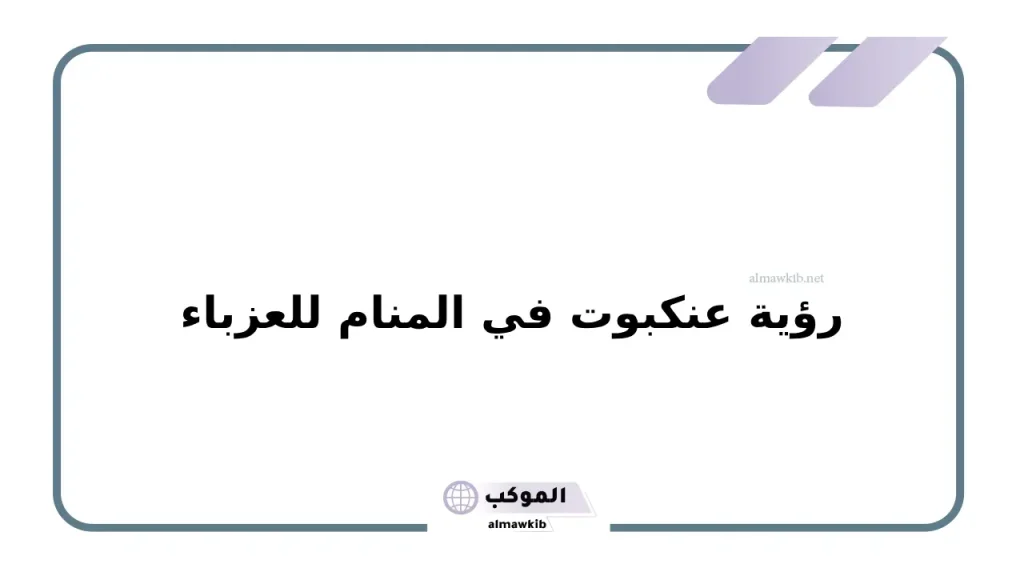 تفسير حلم العنكبوت في المنام وعلاقته بتفكك الأسرة لابن سيرين 5 رؤية عنكبوت في المنام للعزباء