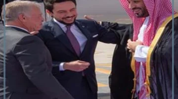 استقبال الملك سلمان لملك الأردن