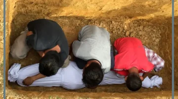 حلمت بدفن ميت