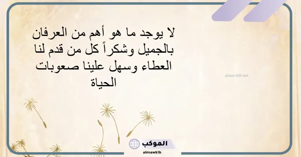 عبارات شكر رسمية