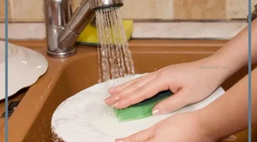 غسل المواعين في الحلم