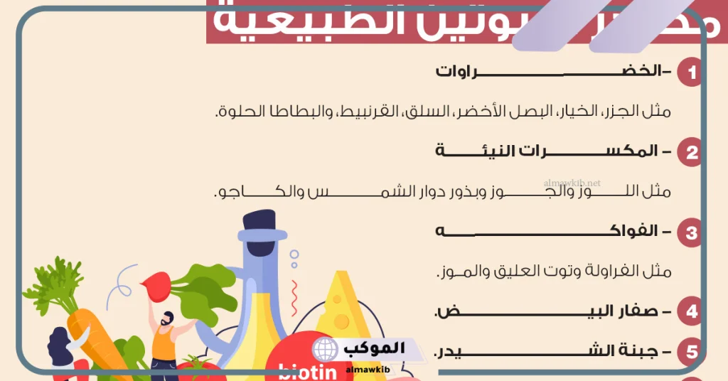 أفضل وقت لتناول حبوب البيوتين  