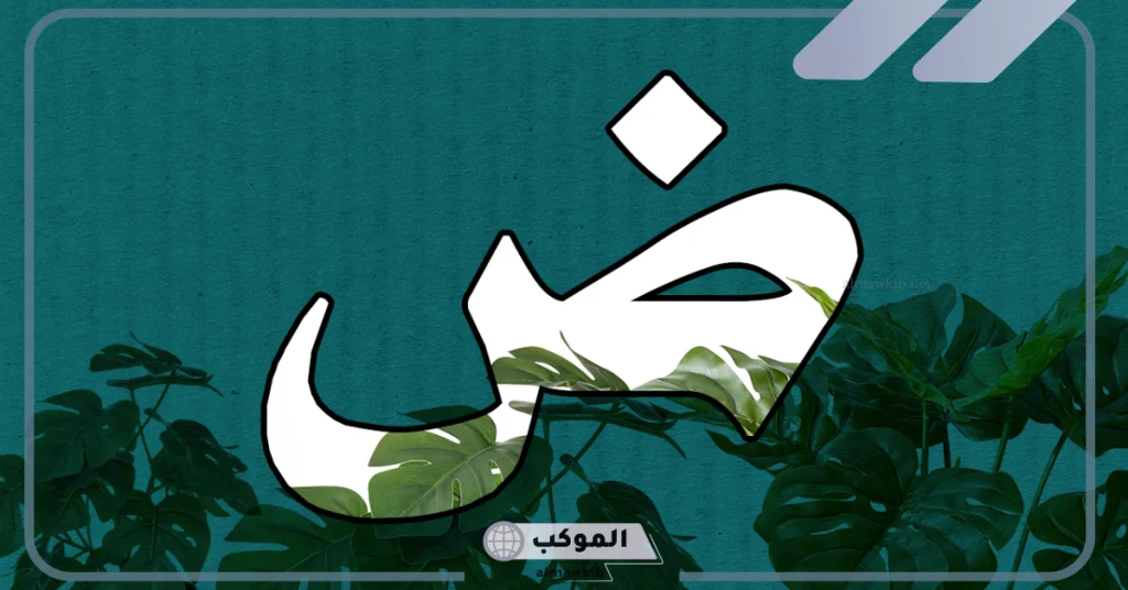 أسماء أكلات بحرف ضاد 