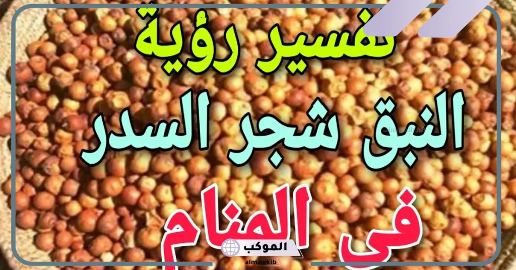 تفسير حلم رؤية السدر في المنام لابن سيرين للمتزوجة والحامل 6 تفسير رؤية السدر المطحون في المنام للمتزوجة