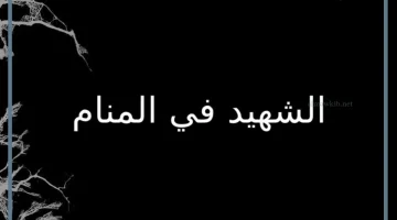 رؤية الشهيد