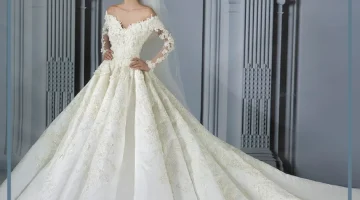 فستان ابيض طويل في الحلم