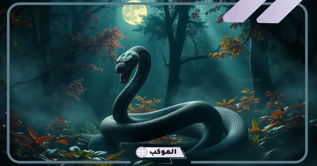 رؤية الثعبان الأسود في المنام للعزباء  