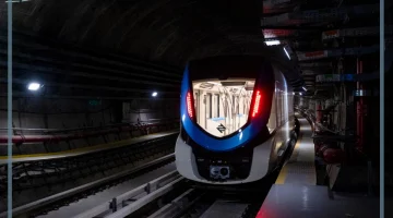 الرحلة الأولى من قطار الرياض