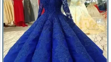 الفستان الأزرق