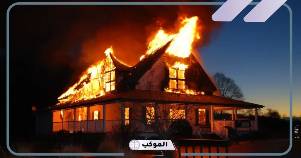 تفسير حلم حريق منزل الجيران