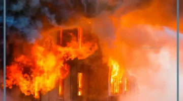 حلمت باحتراق البيت