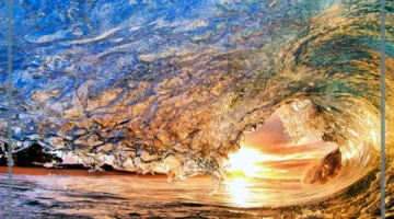 رؤية البحر الهائج