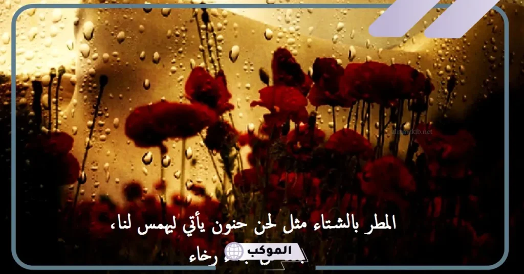 عبارات جميلة عن المطر قصيرة رومانسية.. أجمل كلمات في حب المطر 5 كلام جميل عن المطر قصيرة