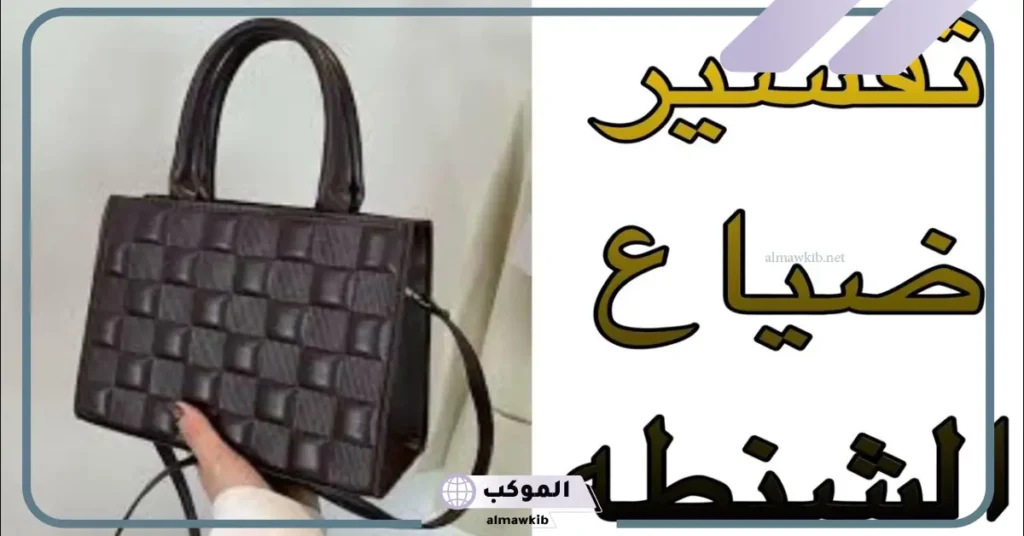 تفسير حلم ضياع شنطة اليد للعزباء