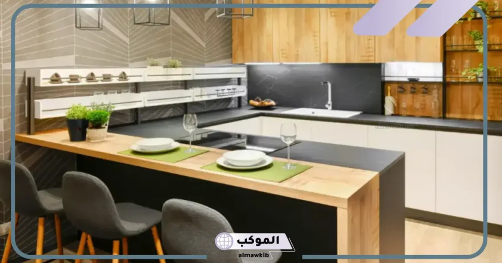 أجمل مطابخ مفتوحه على الصاله للشقق "مطابخ أمريكاني" 5 عيوب المطبخ المفتوح على الصالة