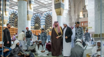 تحفيظ القرآن في المسجد النبوي