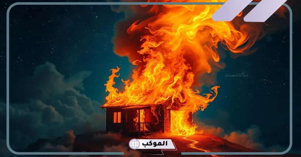 تفسير حلم حريق منزل الأقارب للعزباء
