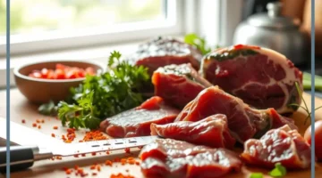 حلمت بتقطيع لحم