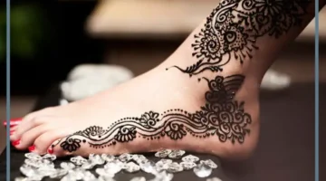 حناء في قدم