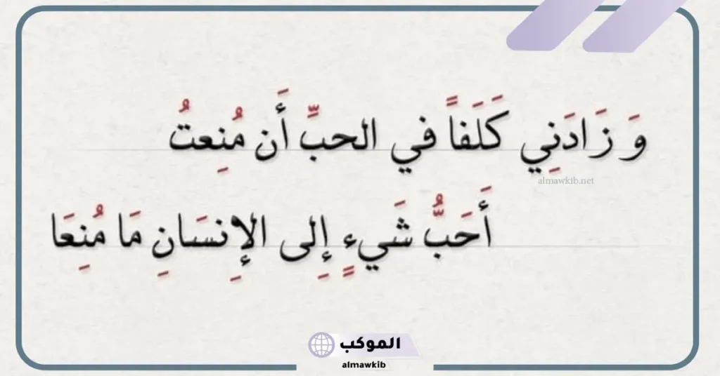شعر عن الحب الحقيقي للرجل 