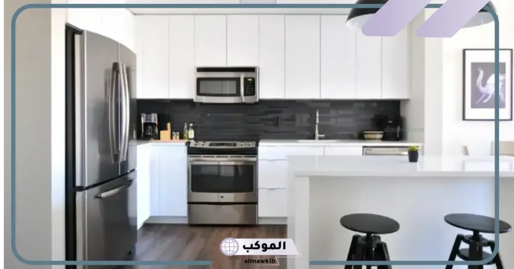 أجمل مطابخ مفتوحه على الصاله للشقق "مطابخ أمريكاني" 10 مطابخ