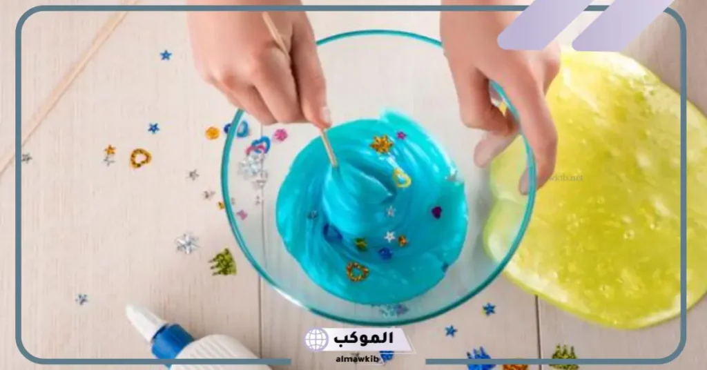 طريقة عمل سلايم بدون غراء بمكون واحد 