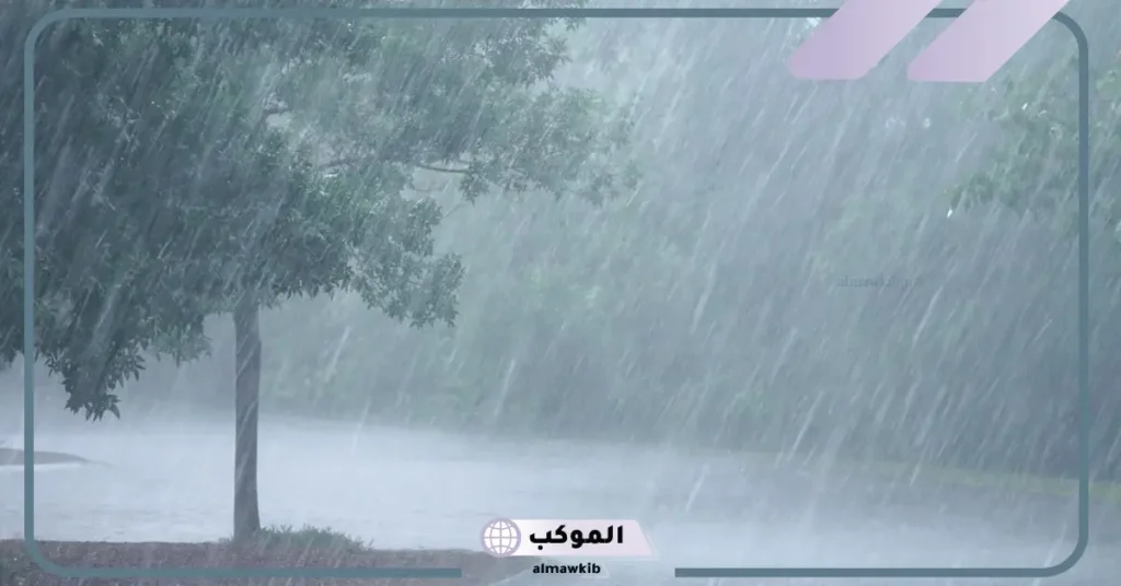 رؤية المطر في المنام للعزباء