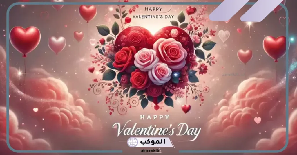 كلام عن عيد الحب للحبيب البعيد 