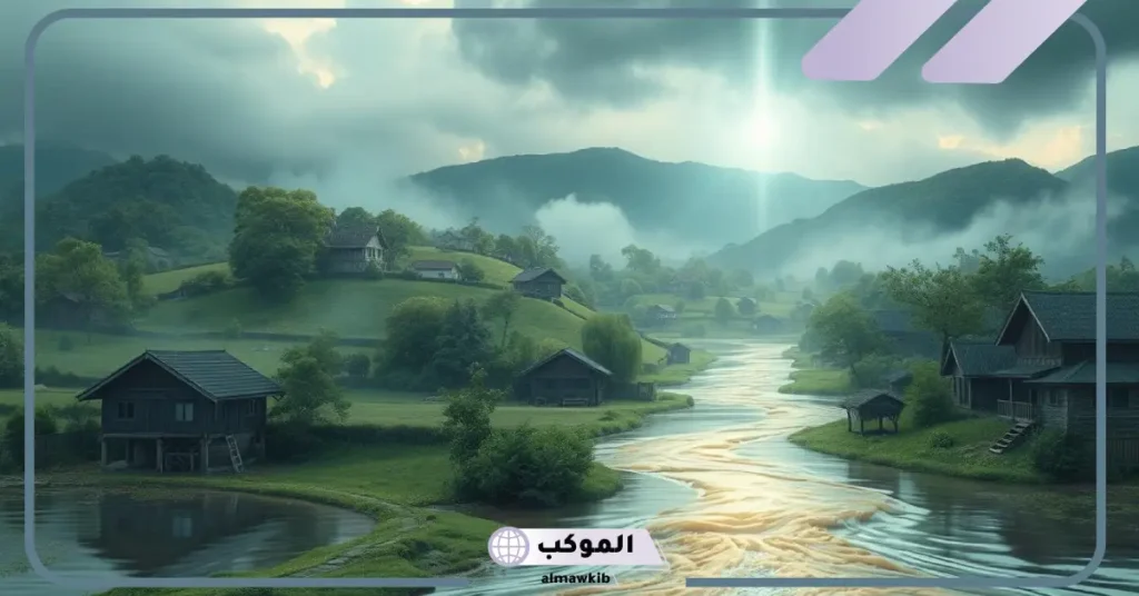 تفسير حلم السيل بدون مطر في المنام لكبار العلماء والهروب منه 6 تفسير حلم السيل بدون مطر للحامل