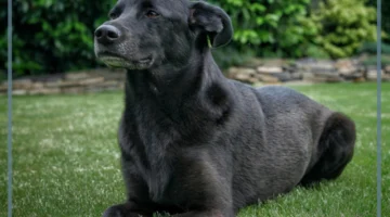 رؤية الكلب الأسود