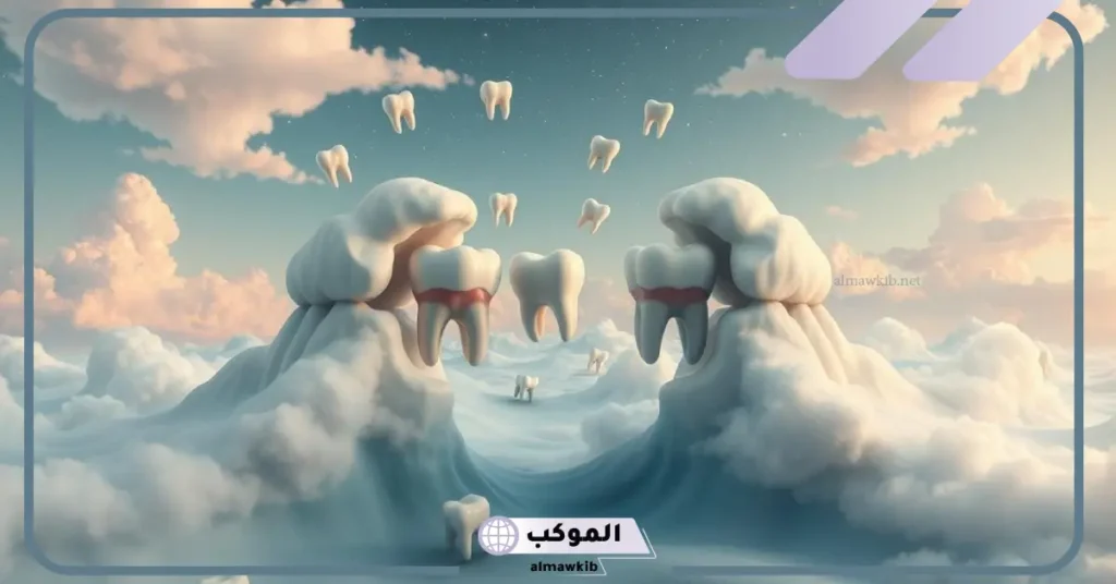 الاسنان البيضاء في المنام للعزباء