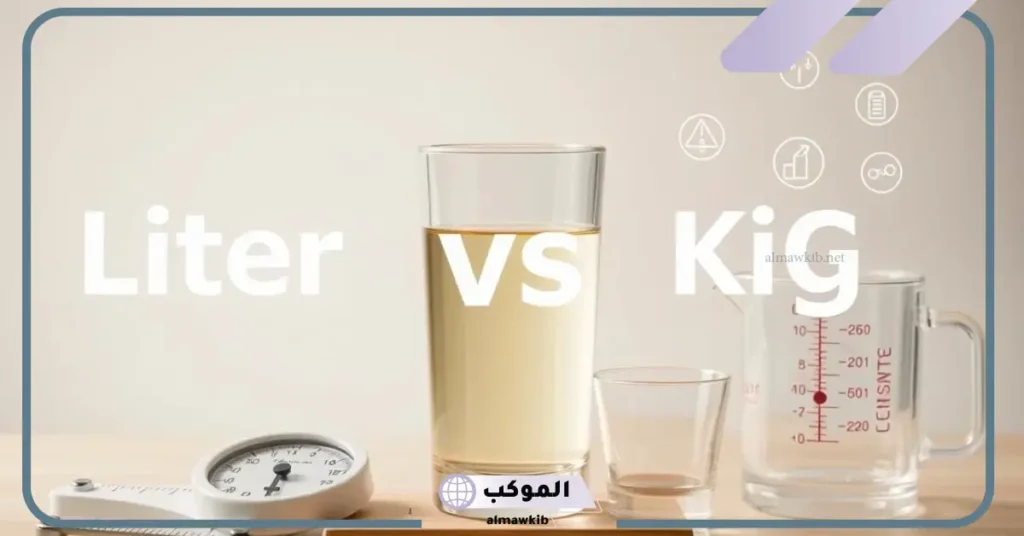 لتر كم كيلو؟ هل اللتر يساوي كيلوجرام؟ 5 5 لتر ماء كم كيلو؟