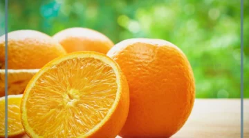 البرتقال الناضج في الحلم