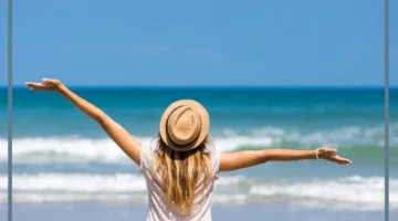 الجلوس على البحر في المنام