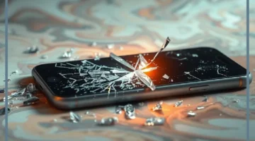 انكسار الجوال