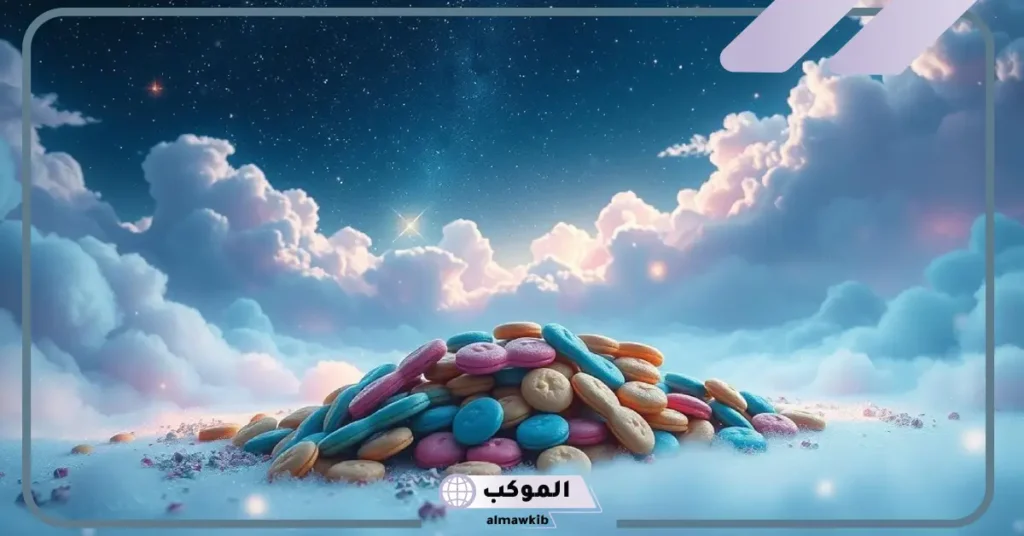 إعطاء البسكويت في المنام للرجل