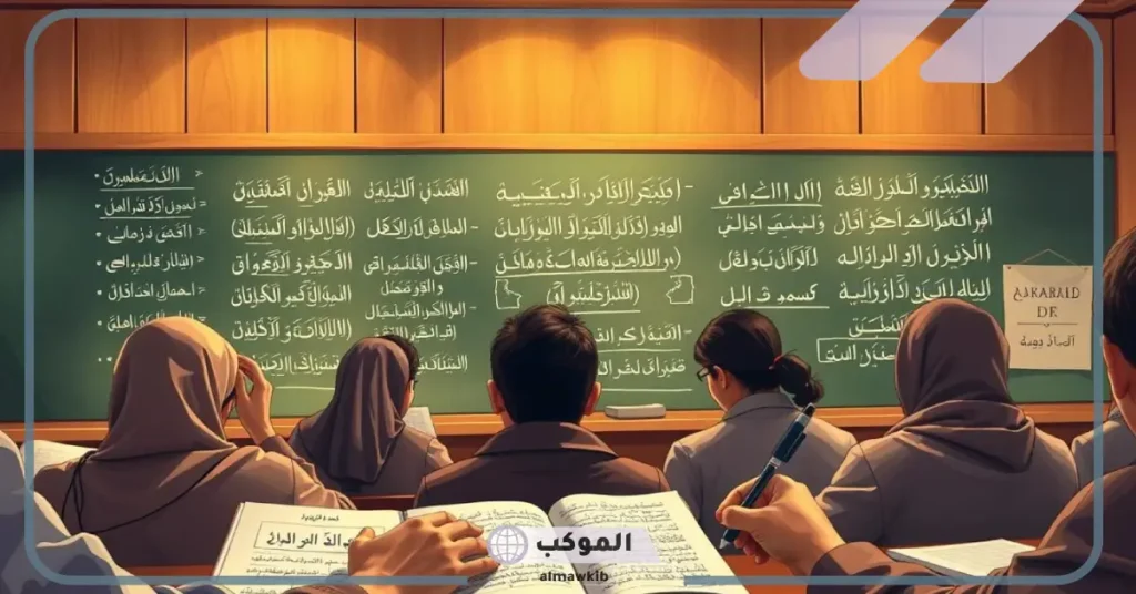 من المتممات المجرورة في الجملة العربية: أنواع المتممات 6 المتممات المجرورة والمنصوبة