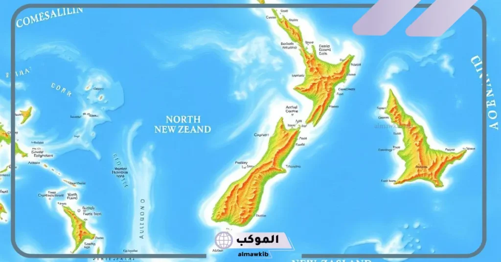 أين تقع نيوزيلندا على الخريطة؟ مساحة نيوزيلندا وعدد سكانها 5 مساحة نيوزيلندا وعدد سكانها