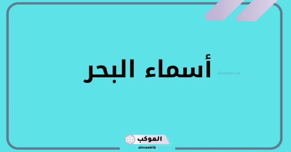 من اسماء البحر من 7 حروف فطحل 6 من أسماء البحر من 4 حروف