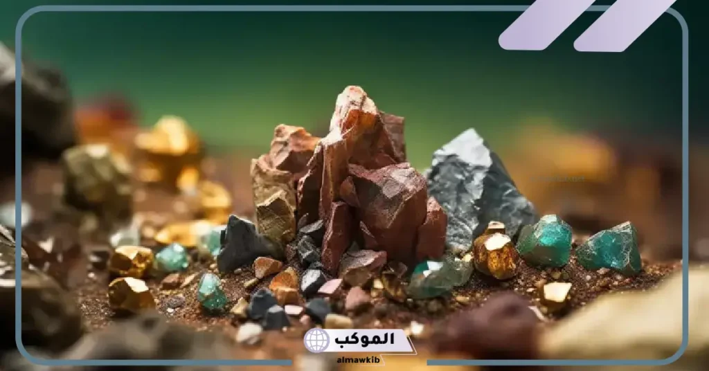 مناطق تمركز خامات المعادن في المملكة